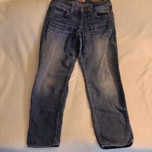 Guess Los Angeles Power Skinny Low Blue Jeans Women's Size 25 Read